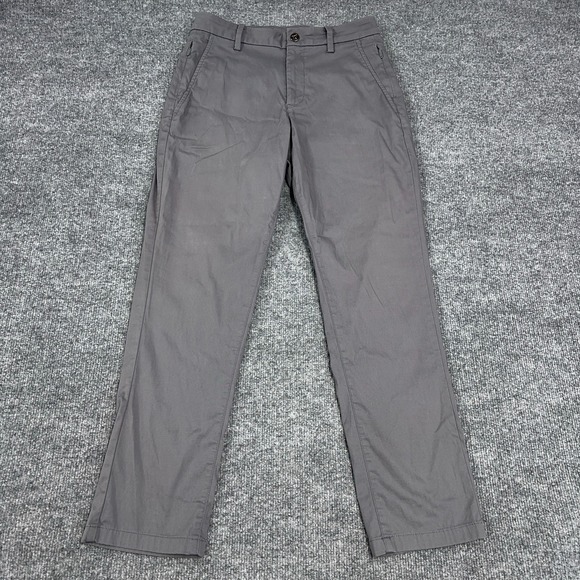 Birddogs Other - Birddogs Gray Unlined Performance Pant Mens 28x28 Stretch Chino Golf